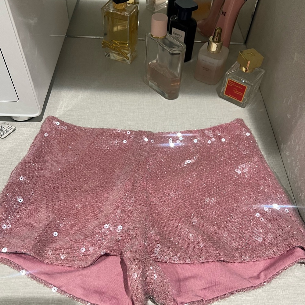 Peppermayo Pink High Waist Shorts